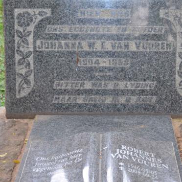 VUUREN Johanna W.E., van 1904-1958 :: VAN VUUREN Robert Johannes 1946-2008