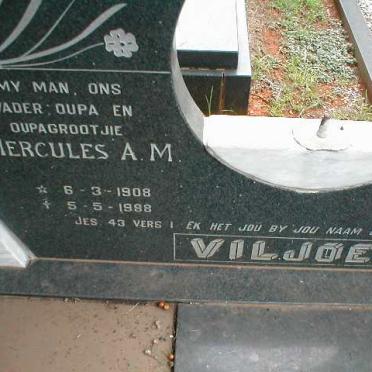 VILJOEN Hercules A. M. 1908-1988