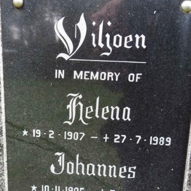 VILJOEN Johannes 1905-1976 &amp; Helena 1907-1989