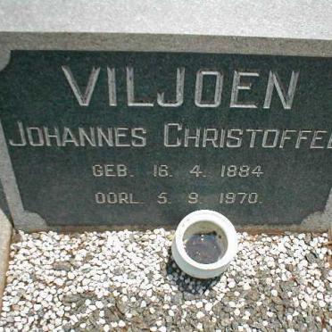 VILJOEN Johannes Christoffel 1884-1970