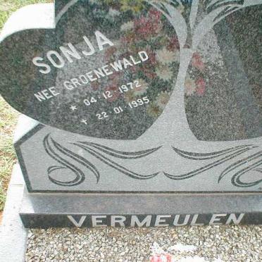VERMEULEN Sonja nee GROENEWALD 1972-1995