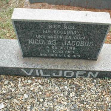 VILJOEN Nicolaas Jacobus 1919-1987