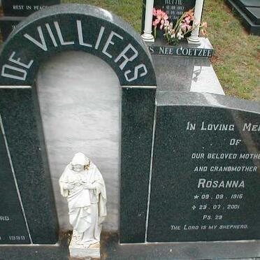 VILLIERS Rosanna, de 1916-2001