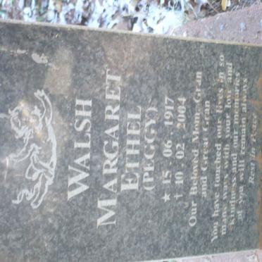 WALSH Margaret Ethel 1917-2004
