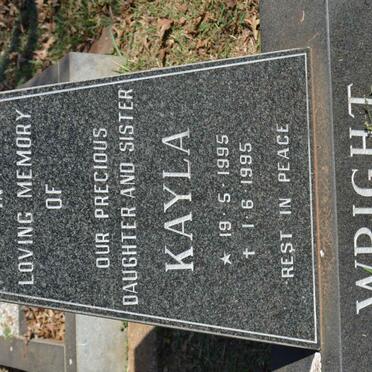 WRIGHT Kayla 1995-1995