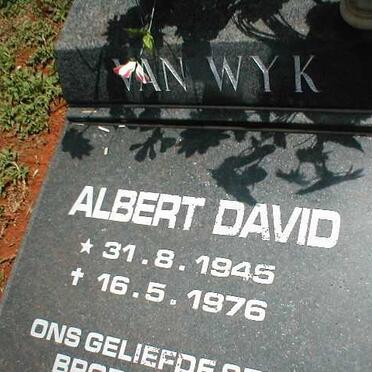 WYK Albert David, van 1945-1976