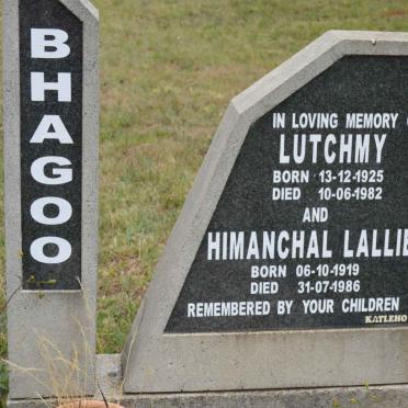 BHAGOO Lutchmy 1925-1982 &amp; Himanchal Lallie 1919-1986