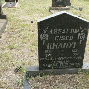 KHANYI Absalom Cisco 1924-1954
