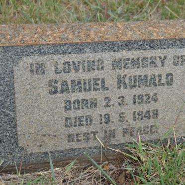 KUMALO Samuel 1924-1948