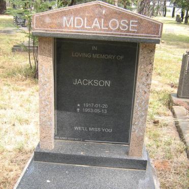 MDLALOSE Jackson 1917-1953