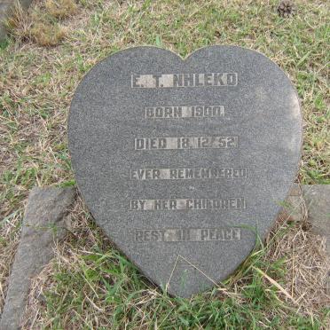 NHLEKO E.T. 1900-1952