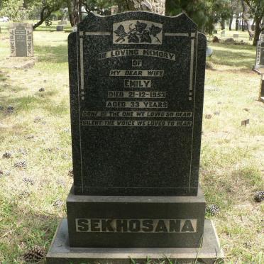 SEKHOSANA Emily -1953