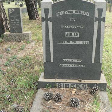 SIBEKO Julia -1956
