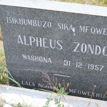 ZONDO Alpheus -1957
