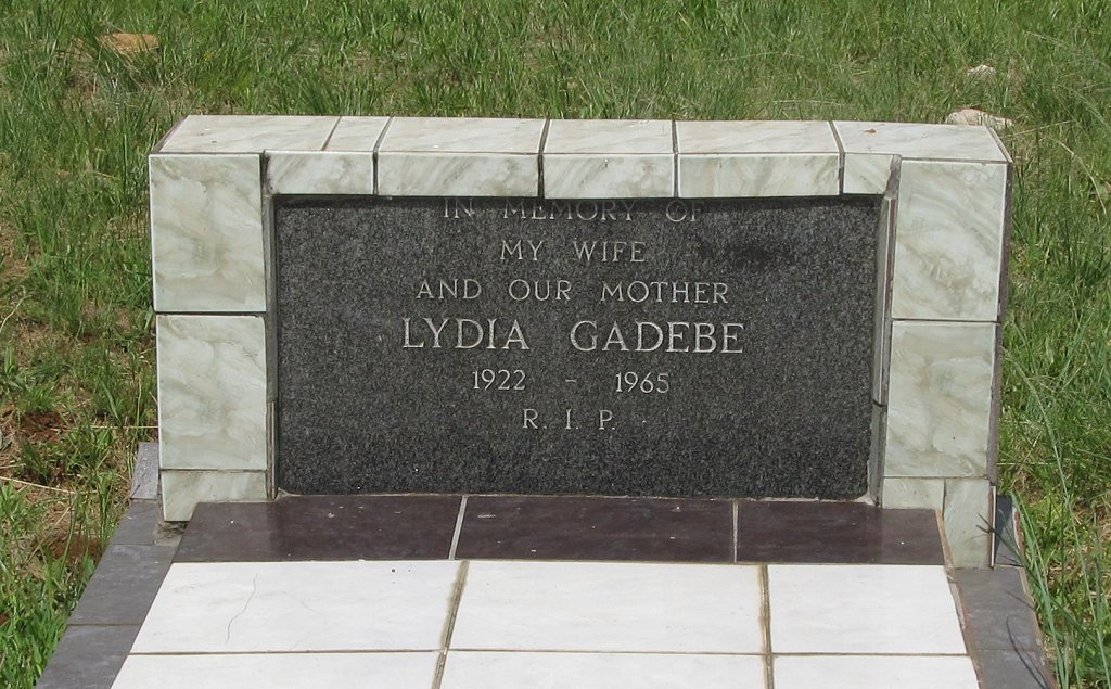 GADEBE Lydia 1922-1965