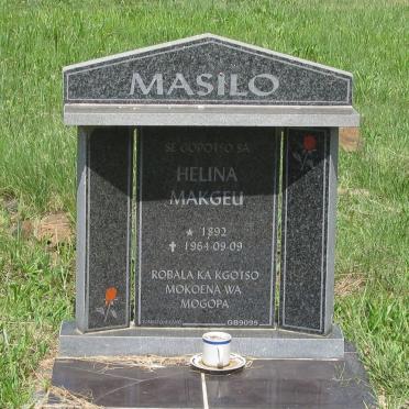 MASILO Helina Makgeu 1892-1909