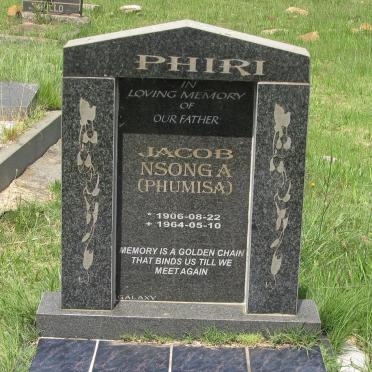 PHIRI Jacob Nsonga 1906-1964