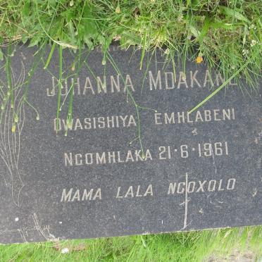 MDAKANE Johanna -1961