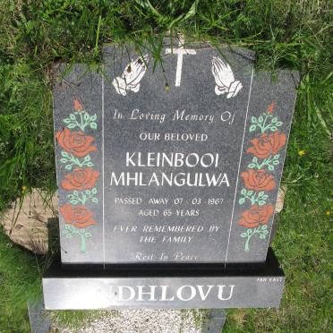 NDHLOVU Kleinbooi Mhlangulwa -1967