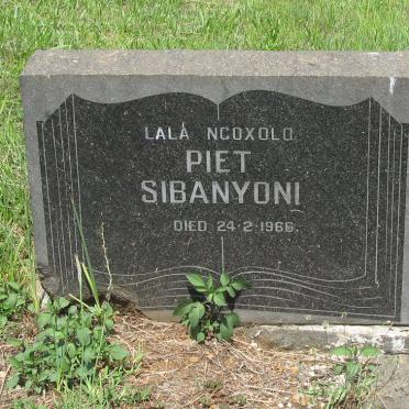 SIBANYONI Piet 1966
