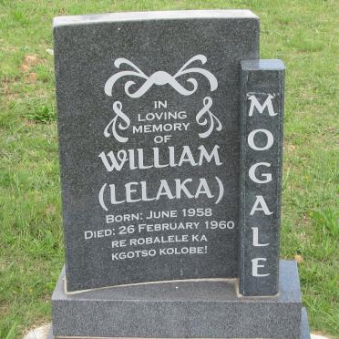 MOGALE William 1958-1960