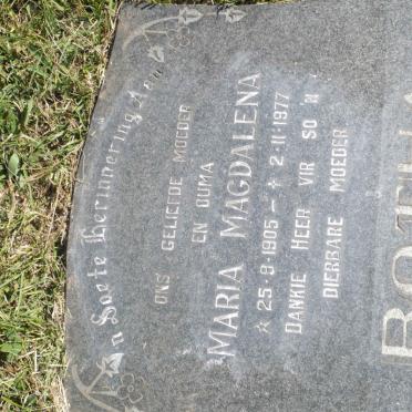 BOTHA Maria Magdalena 1905-1977