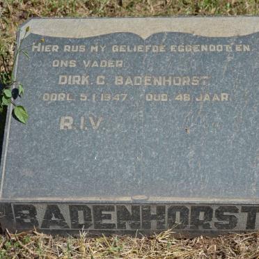BADENHORST Dirk C. -1947
