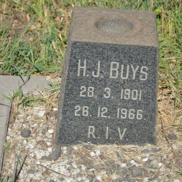 BUYS H.J. 1901-1966