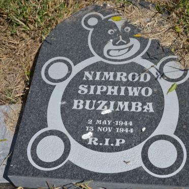 BUZIMBA Nimrod Siphiwo 1944-1944