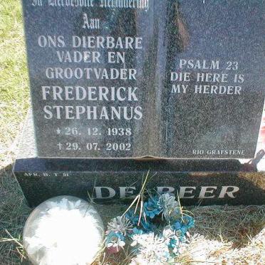 BEER Frederick Stephanus, de 1938-2002