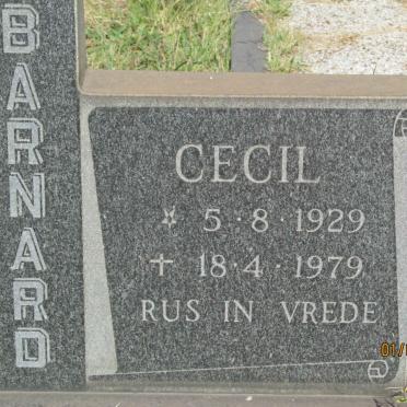 BARNARD Cecil 1929-1979