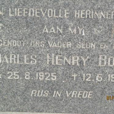 BOTHA Charles Henry 1925-1967