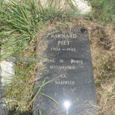 BARNARD Piet 1904-1948