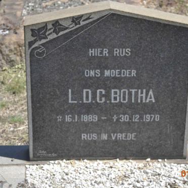 BOTHA L.D.C. 1889-1970