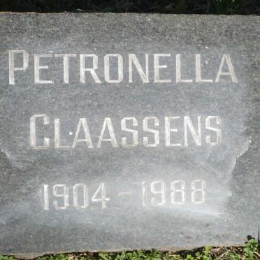 CLAASSENS Petronella 1904-1988