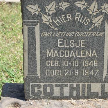 COTHILL Elsje Magdalena 1946-1947