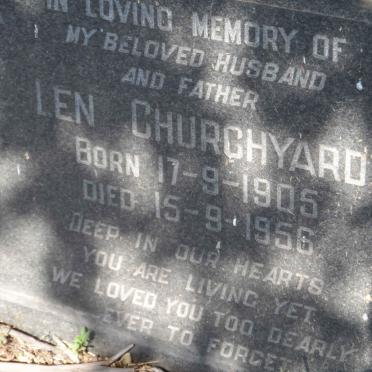 CHURCHYARD Len 1905-1956