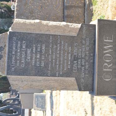 CROWE Clarinda Emily -1952 :: JONES Edna nee CROWE 1919-1953