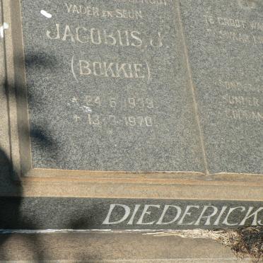 DIEDERICKS Jacobus J. 1939-1970