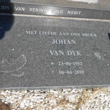DYK Johan, van 1952-2010