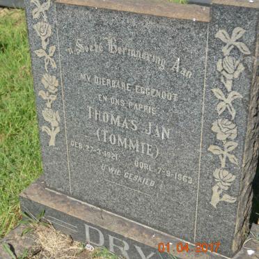 DRY Thomas Jan 1921-1963