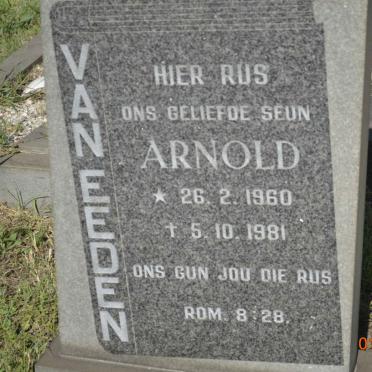 EEDEN Arnold, van 1960-1981