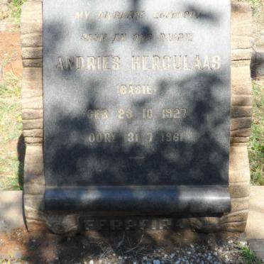 FERREIRA Andries Herculaas 1927-1961