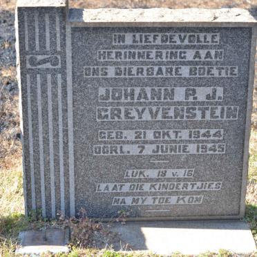 GREYVENSTEIN Johann P.J. 1944-1945