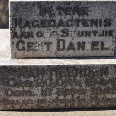HEERDEN Gert Daniel, van 1944-1945