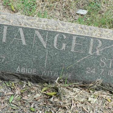HANGER St. Clair 1876-1965 &amp; Anna M. 1870-1947