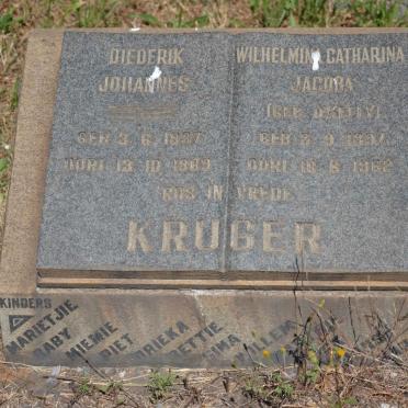 KRUGER Diederik Johannes 1887-1969 &amp; Wilhelmina Catharina Jacoba O'KELLY 1897-1962