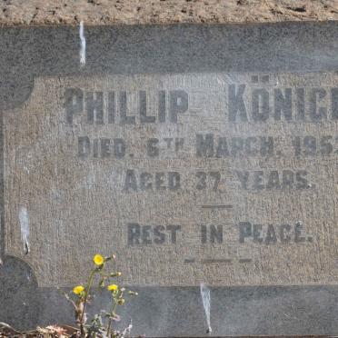 KÖNICK Phillip -1953