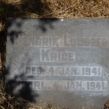 KRIGE Hendrik Loubser 1941-1941