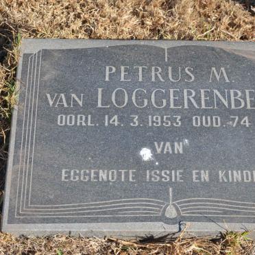 LOGGERENBERG Petrus M., van -1953